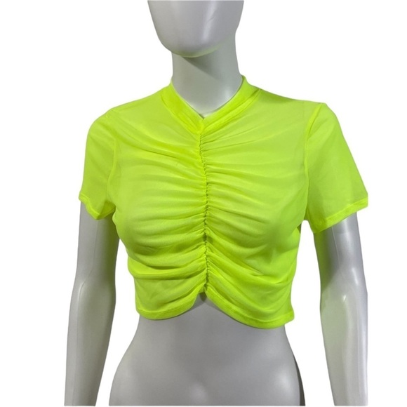 Neon Ruched Crop Top
New - Picture 3 of 9